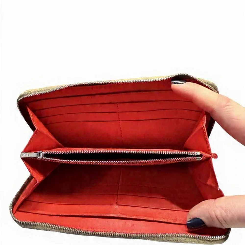 Celine Paris Beige Zip Wallet - Picture 4 of 8